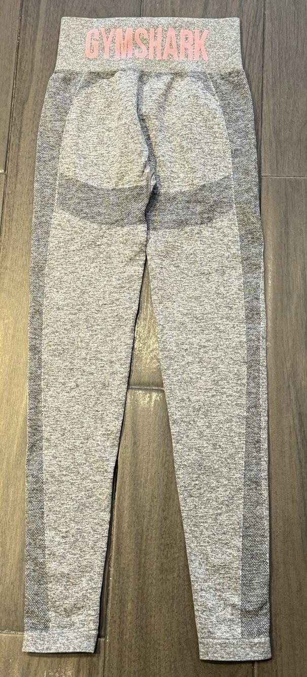 Women’s Gymshark Flex High Waisted Leggings Gray Sz S Activewear Athletic